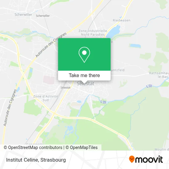 Institut Celine map
