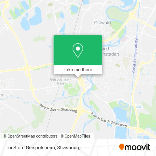 Tui Store Geispolsheim map