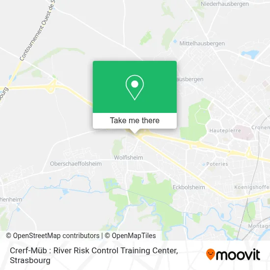 Crerf-Müb : River Risk Control Training Center map