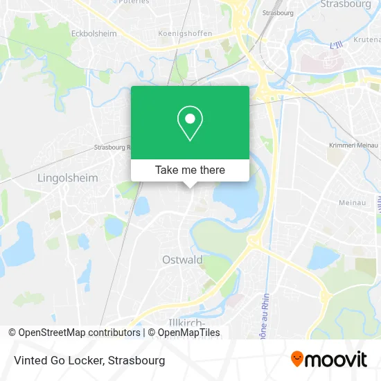 Vinted Go Locker map