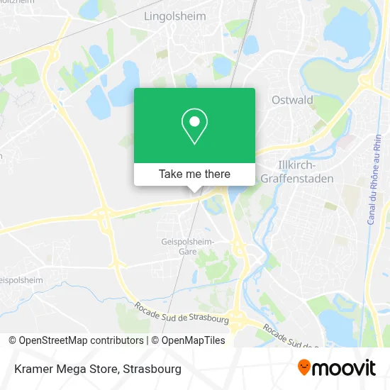 Kramer Mega Store map