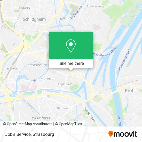 Job's Service map