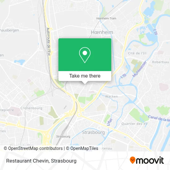 Restaurant Chevin map