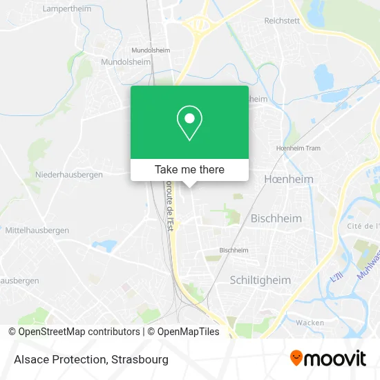 Alsace Protection map