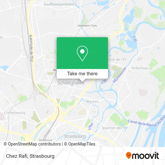 Chez Rafi map