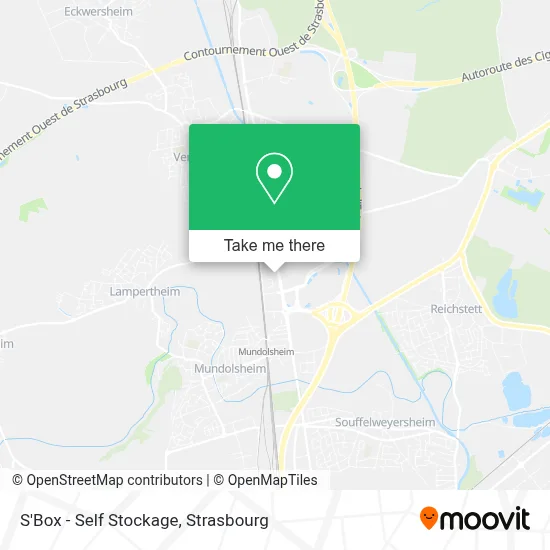 S'Box - Self Stockage map
