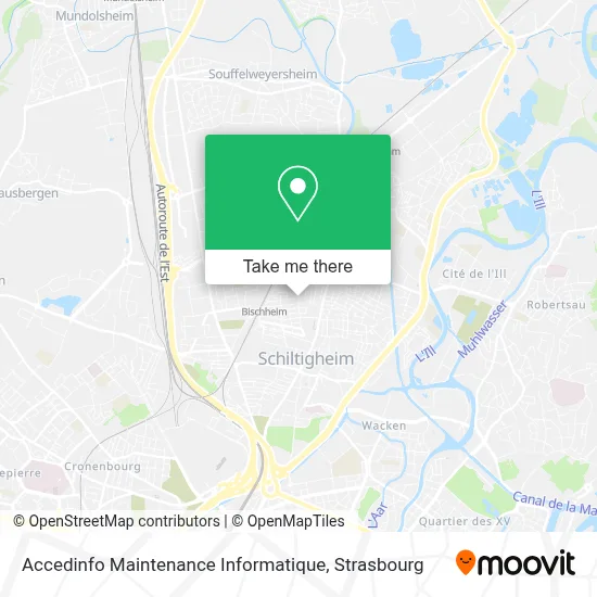 Accedinfo Maintenance Informatique map