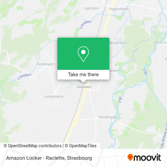 Amazon Locker - Raclette map