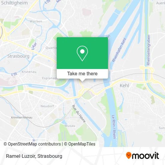 Ramel·Luzoir map