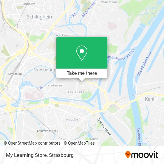 My Learning Store map