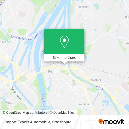 Import Export Automobile map