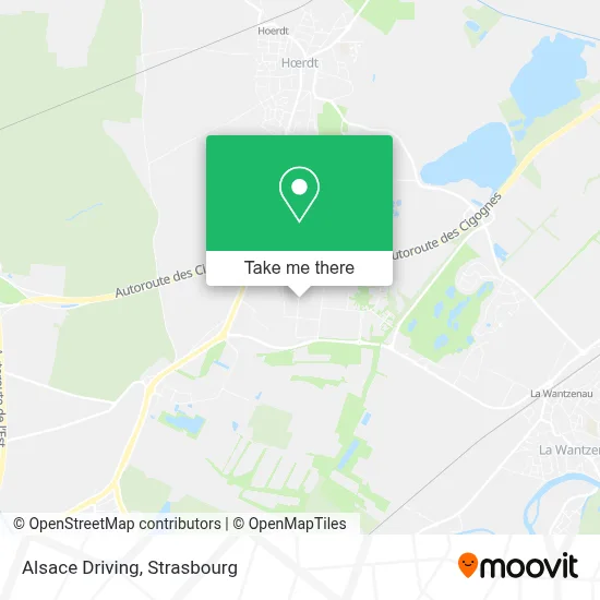 Alsace Driving map