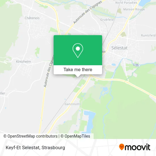 Keyf-Et Selestat map
