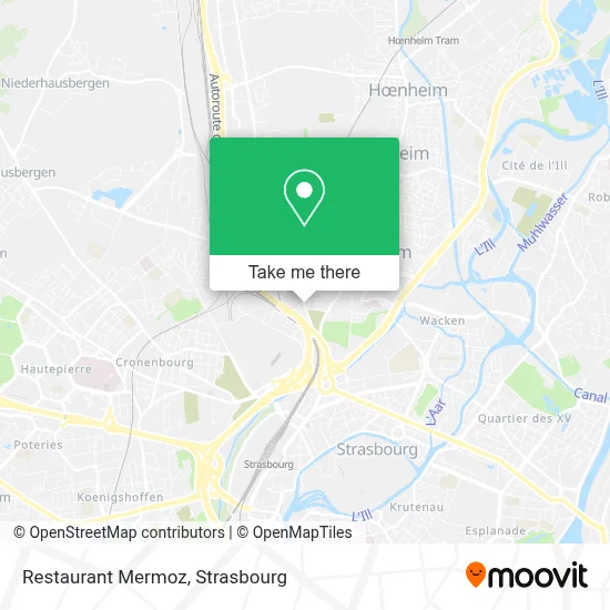 Restaurant Mermoz map