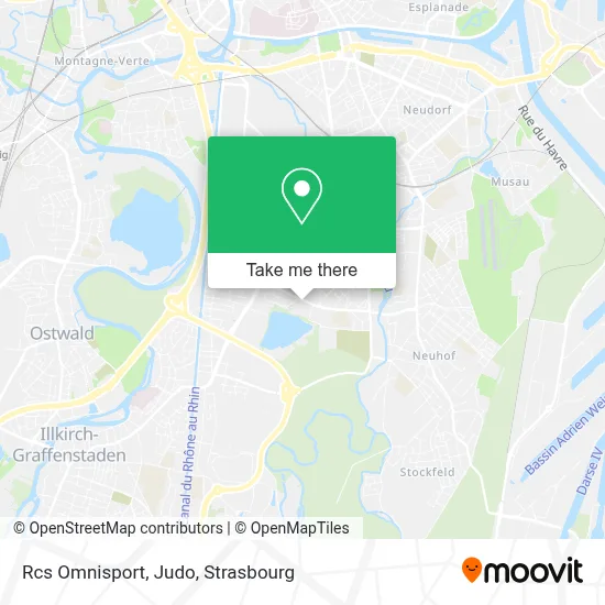 Rcs Omnisport, Judo map