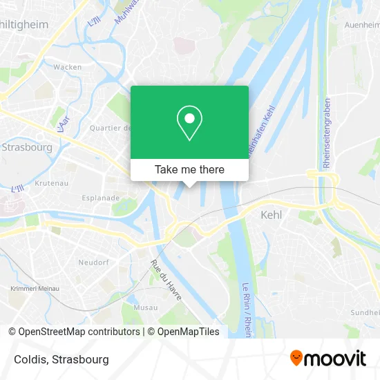 Coldis map