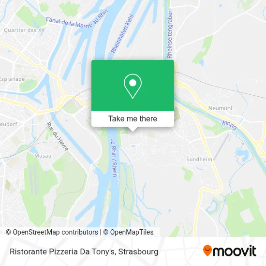 Ristorante Pizzeria Da Tony's map