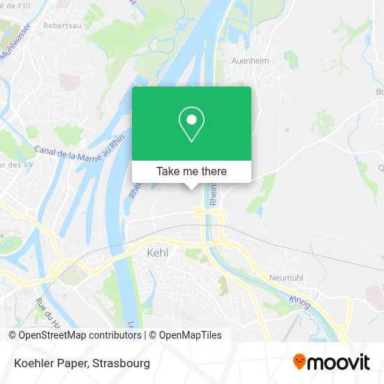 Koehler Paper map