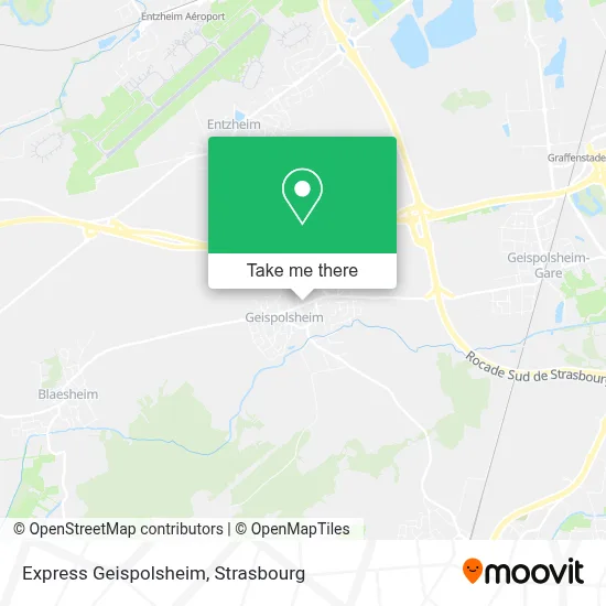 Express Geispolsheim map