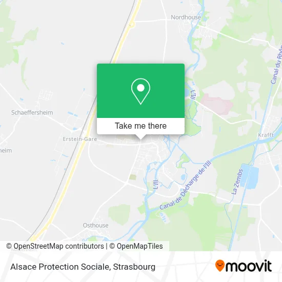 Alsace Protection Sociale map