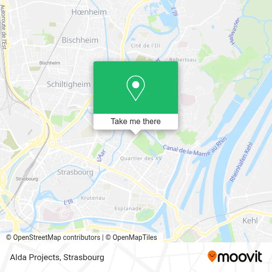 Alda Projects map