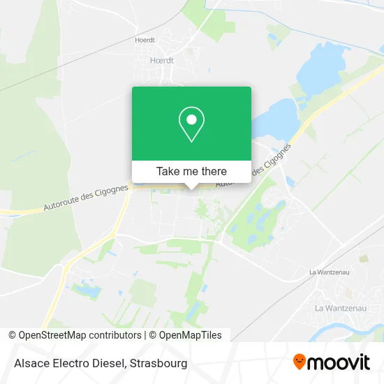 Alsace Electro Diesel map