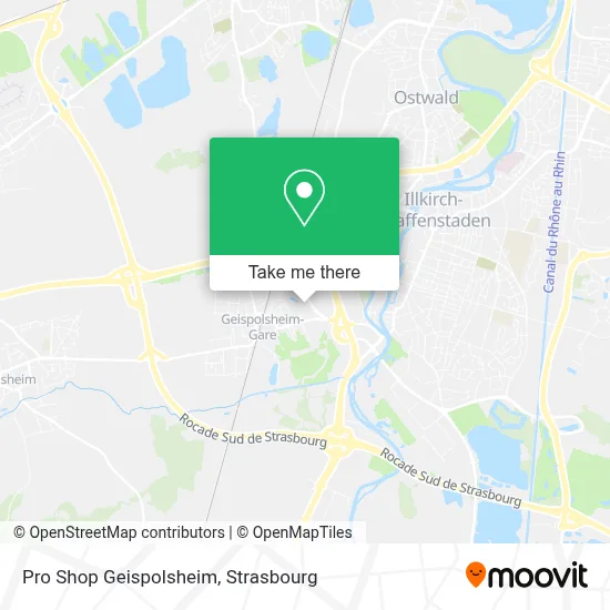Pro Shop Geispolsheim map