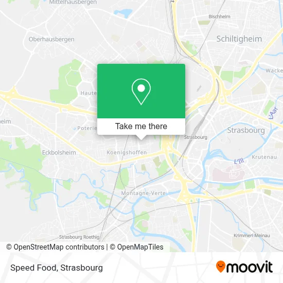 Speed Food map