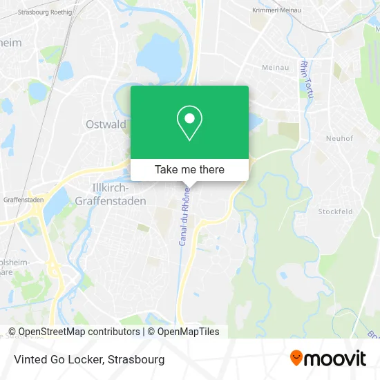 Vinted Go Locker map