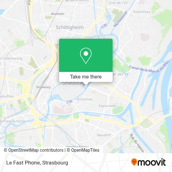 Le Fast Phone map