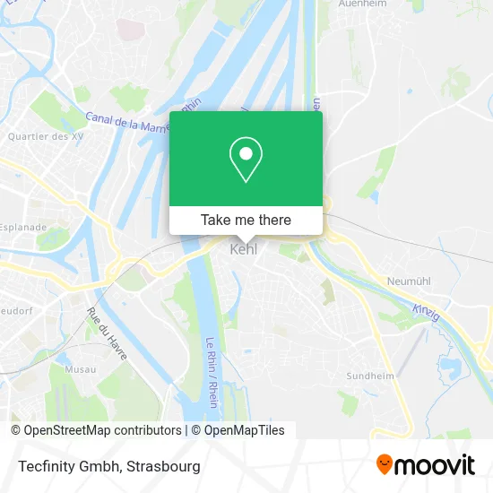 Tecfinity Gmbh map