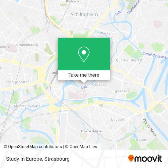 Study In Europe map