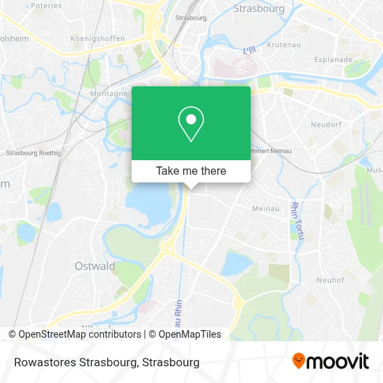 Rowastores Strasbourg map