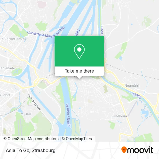 Asia To Go map