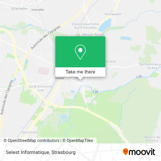 Selest Informatique map