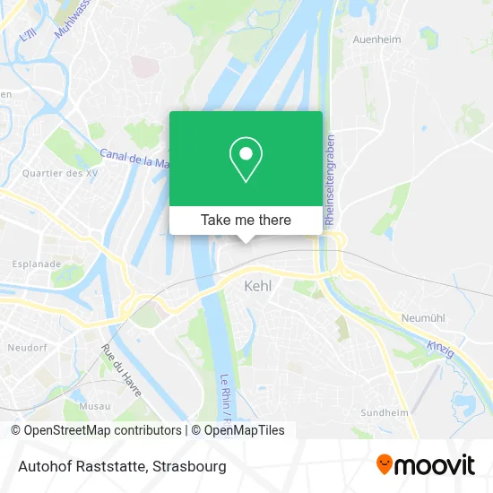 Autohof Raststatte map