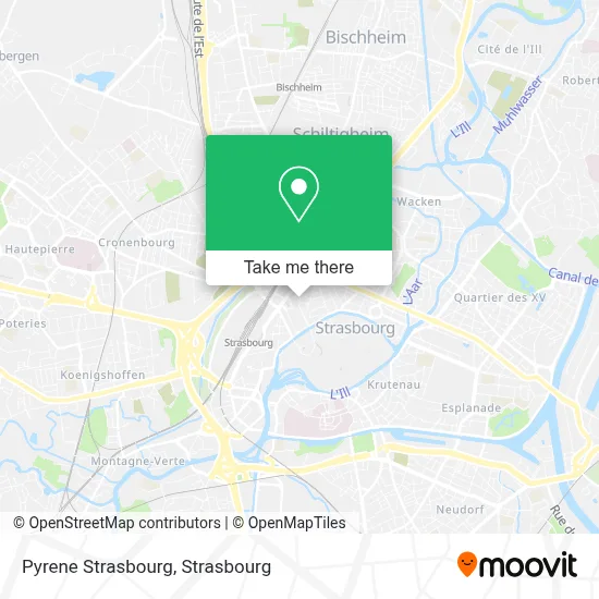 Pyrene Strasbourg map