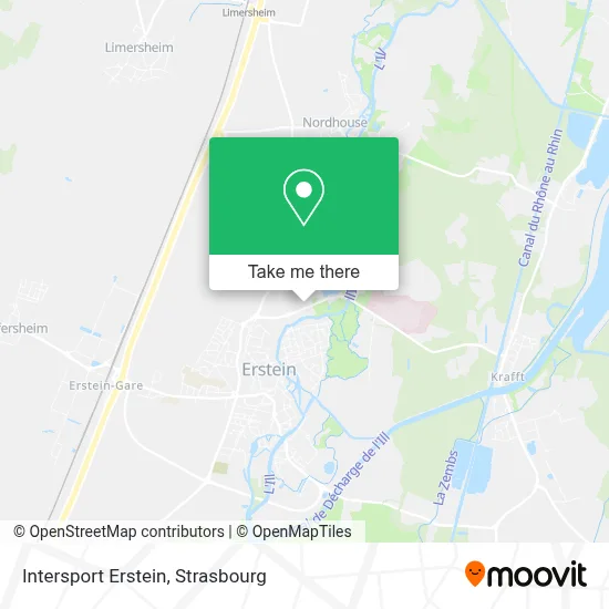Intersport Erstein map