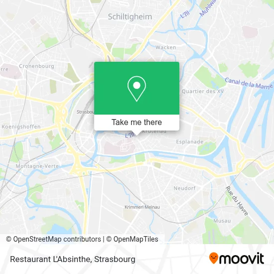 Restaurant L'Absinthe map