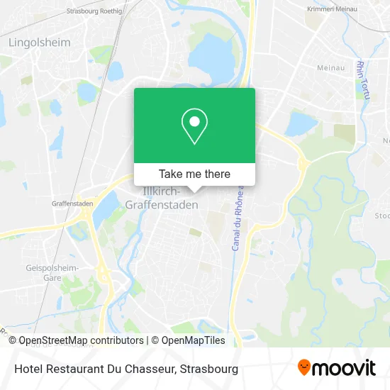 Hotel Restaurant Du Chasseur map
