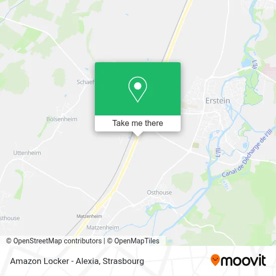 Amazon Locker - Alexia map