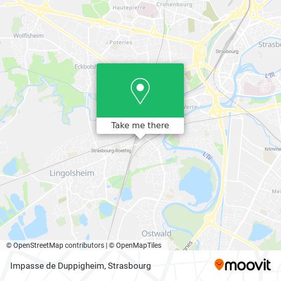 Mapa Impasse de Duppigheim