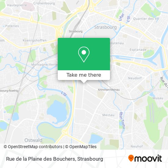 Rue de la Plaine des Bouchers map