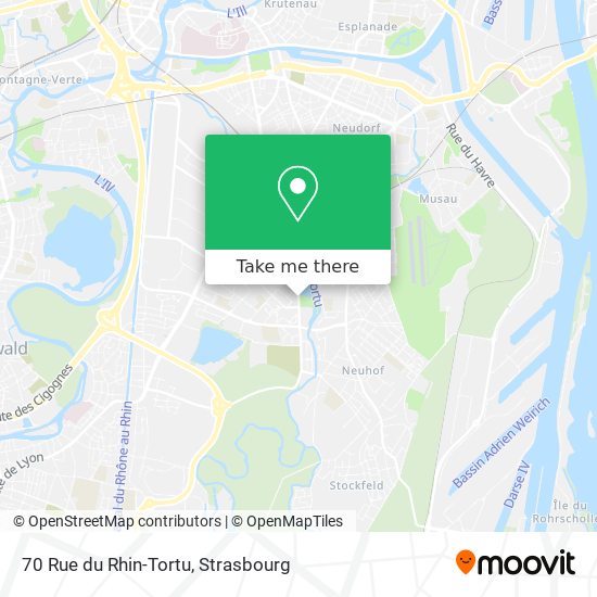 70 Rue du Rhin-Tortu map