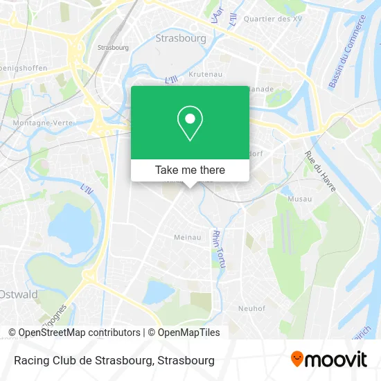 Racing Club de Strasbourg map