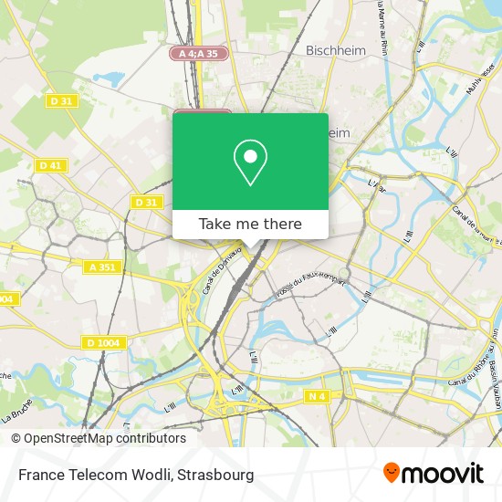 France Telecom Wodli map