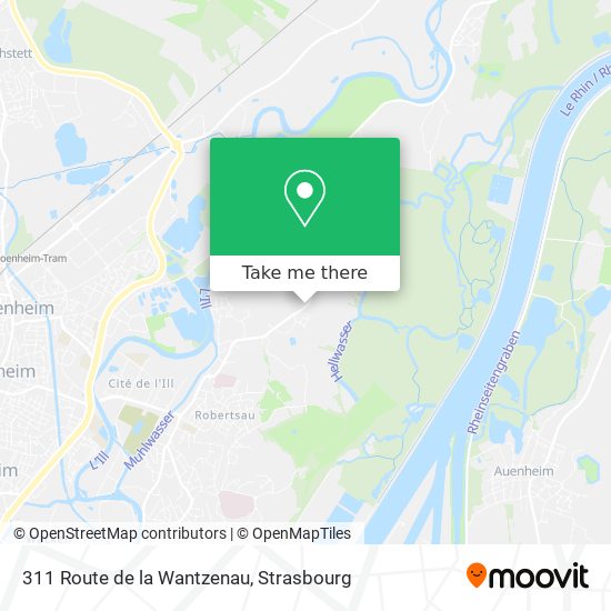 311 Route de la Wantzenau map