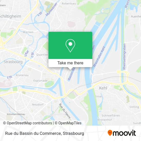 Rue du Bassin du Commerce map