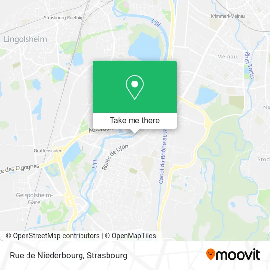 Rue de Niederbourg map
