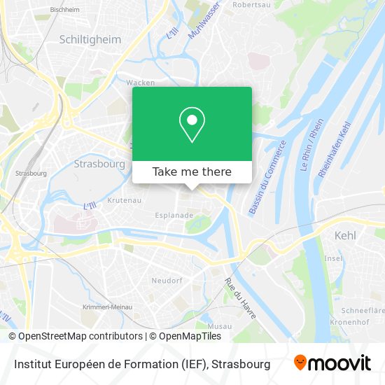 Mapa Institut Européen de Formation (IEF)
